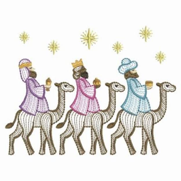 Picture of Nativity Wise Men Machine Embroidery Design