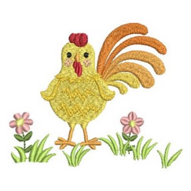 Farm Animal Rooster Machine Embroidery Design | Embroidery Library at ...