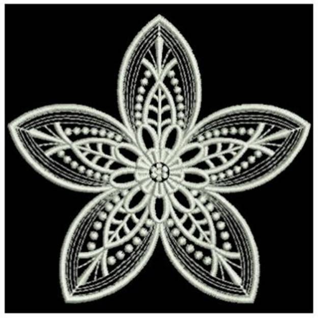 Picture of Whitework Elegance Flower Machine Embroidery Design