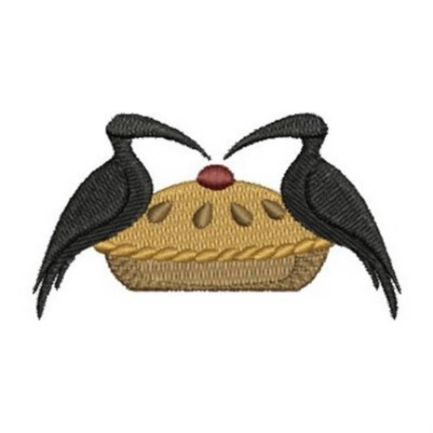 Picture of Country Crows & Pie Machine Embroidery Design