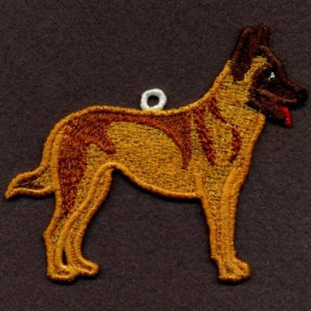 Picture of FSL Belgian Malinois Machine Embroidery Design