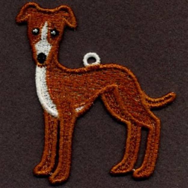 Picture of FSL Whippet Machine Embroidery Design