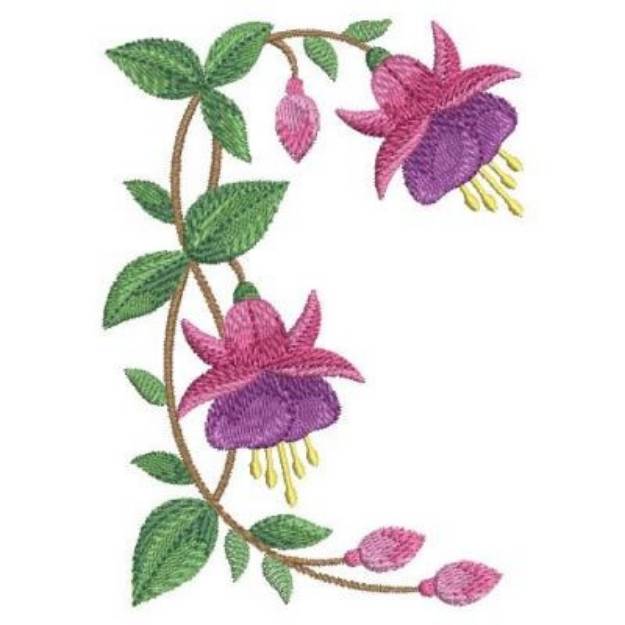 Fuchsia 2 Machine Embroidery Design | Embroidery Library at ...