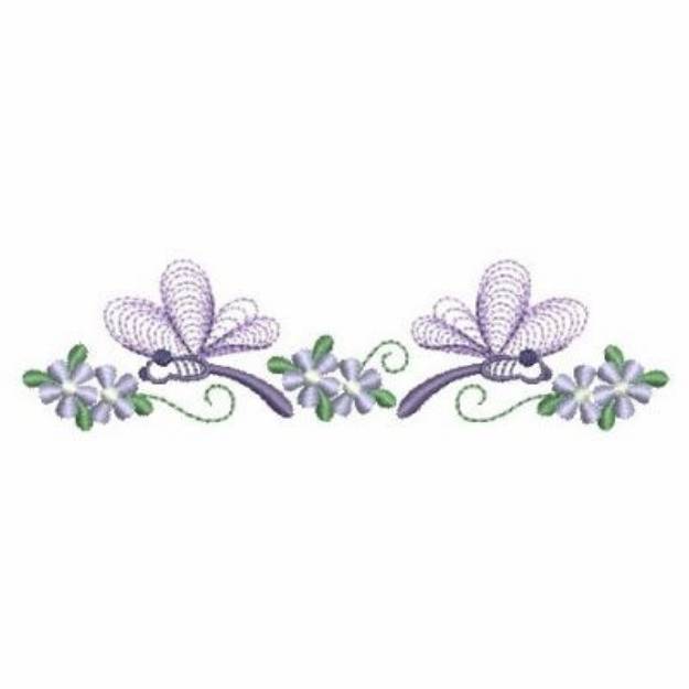 Border Dragonflies Machine Embroidery Design | Embroidery Library at ...