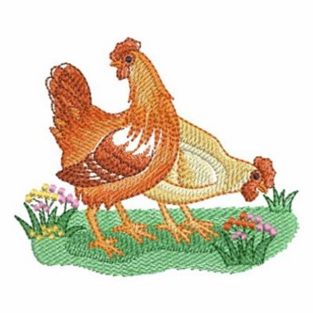 Chickens Machine Embroidery Design | Embroidery Library at ...