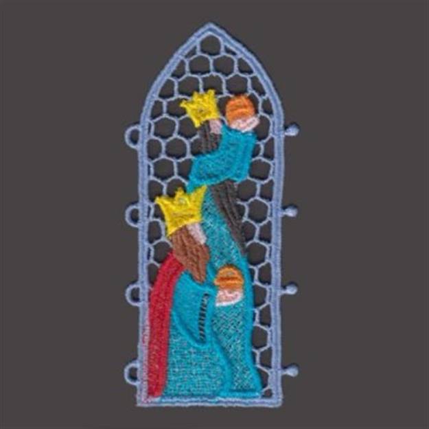 Picture of FSL Nativity Panel Screen Machine Embroidery Design