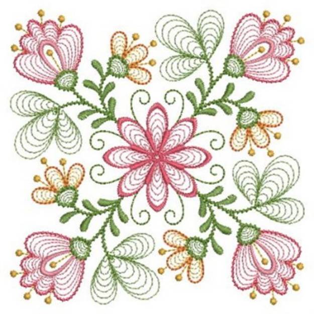 Quilt Blossoms Machine Embroidery Design | Embroidery Library at ...