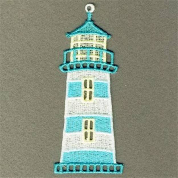 Picture of FSL Lighthouse Machine Embroidery Design