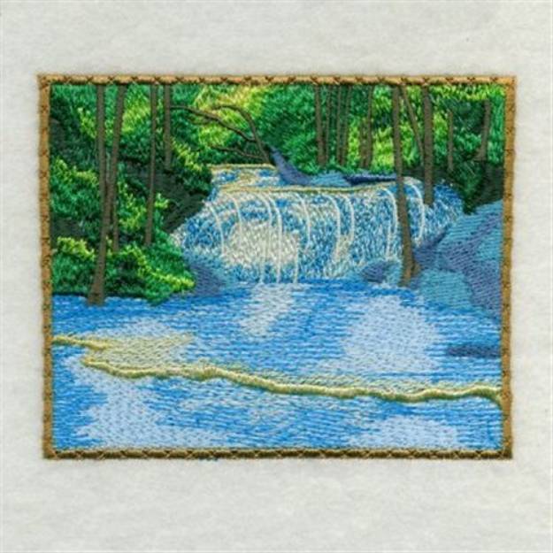 Picture of Realistic Water Machine Embroidery Design