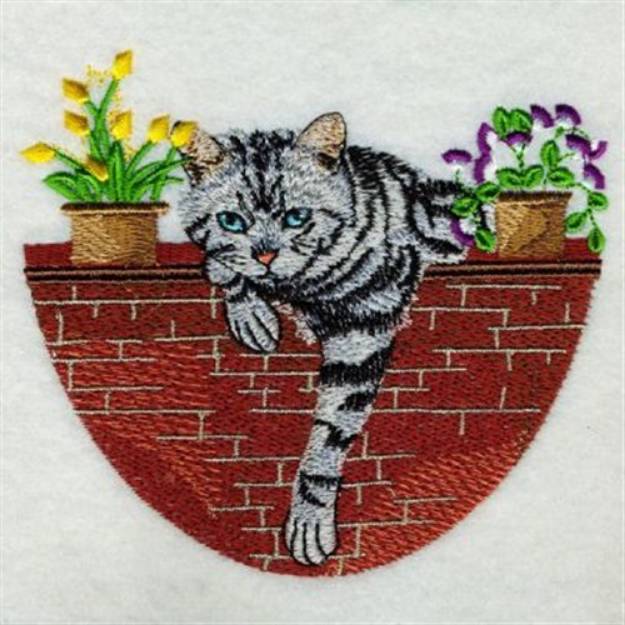 Picture of Realistic Kitten Machine Embroidery Design