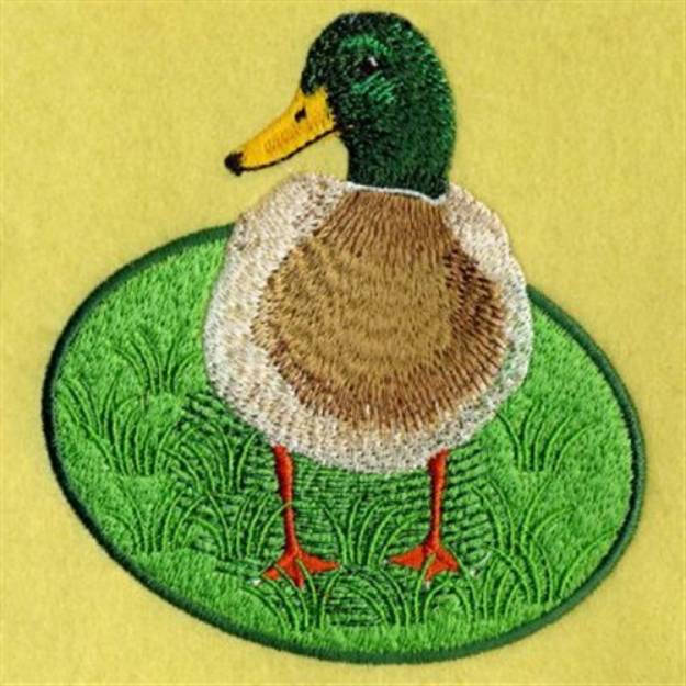 Picture of Realistic Duck Machine Embroidery Design