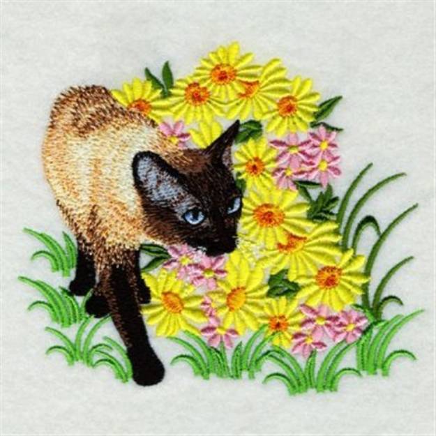 Picture of Realistic Cat Machine Embroidery Design