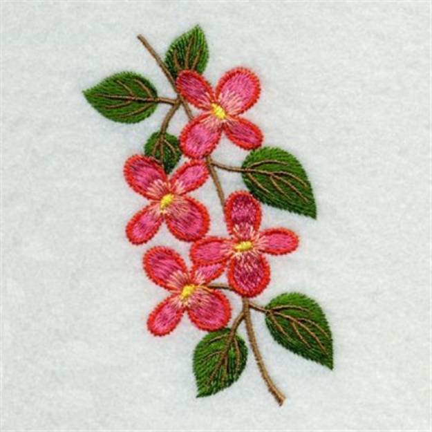 Delaware Flower Hand Embroidery Pattern {Peach Blossom} - Wandering Threads  Embroidery