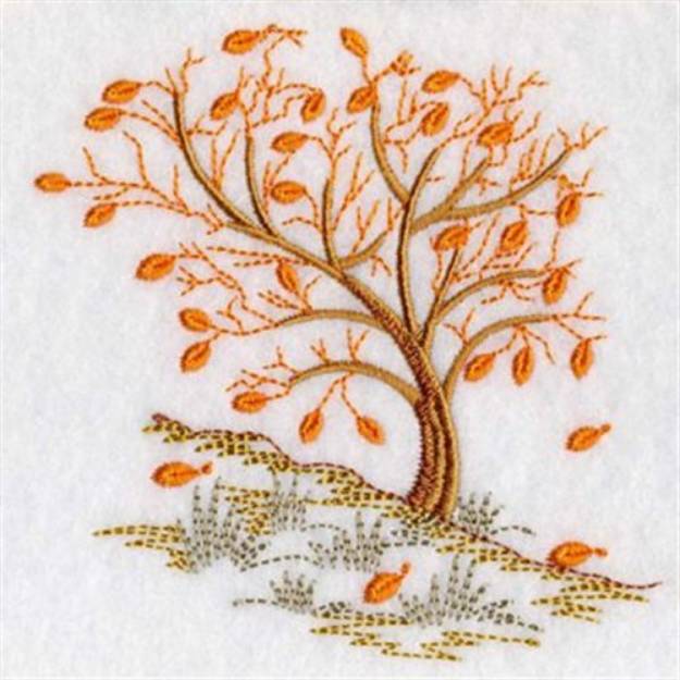 Autumn Tree Machine Embroidery Design Embroidery Library at