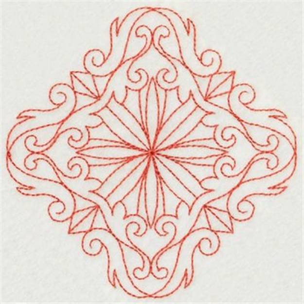 Fancy Redwork Machine Embroidery Design | Embroidery Library at ...