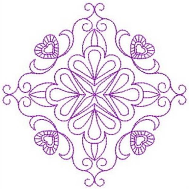 Picture of Redwork Quilt Blocks Machine Embroidery Design