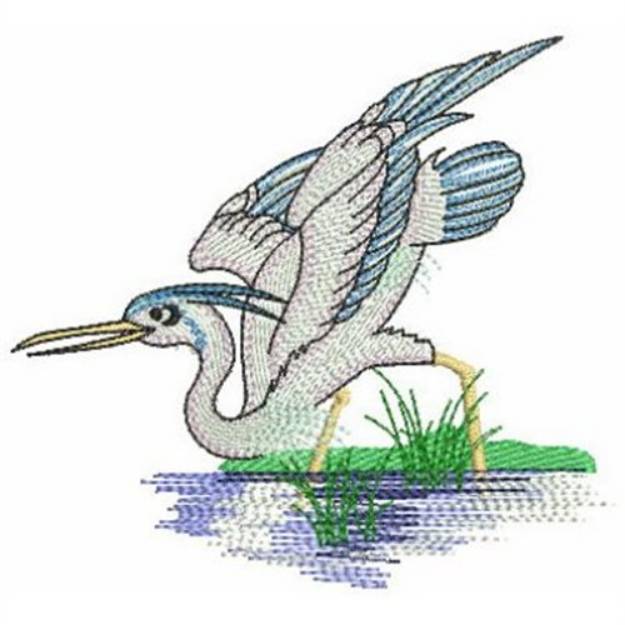 White Cranes Machine Embroidery Design | Embroidery Library at ...