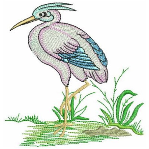 White Cranes Machine Embroidery Design 