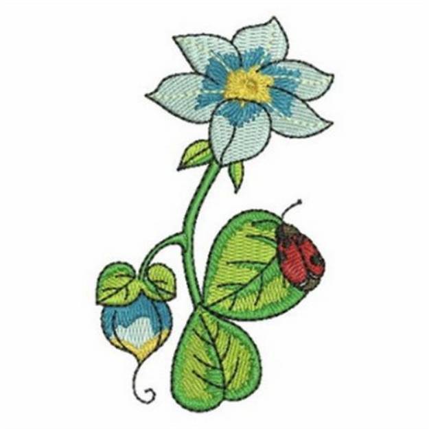 Picture of Flower Garden Machine Embroidery Design