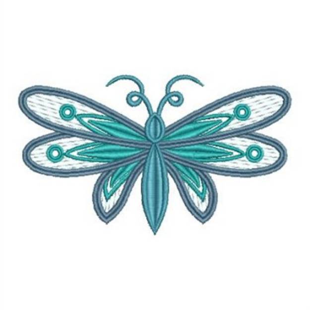 Picture of Fancy Butterflies Machine Embroidery Design