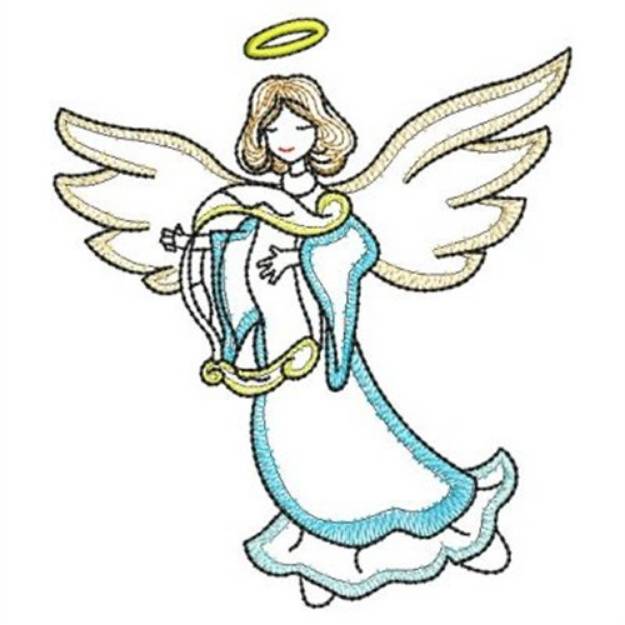 Realistic Angels Machine Embroidery Design | Embroidery Library at ...