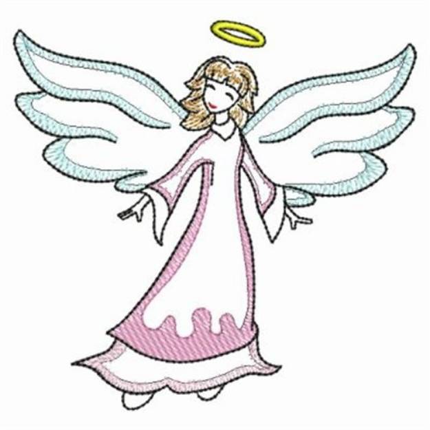 Realistic Angels Machine Embroidery Design | Embroidery Library at ...