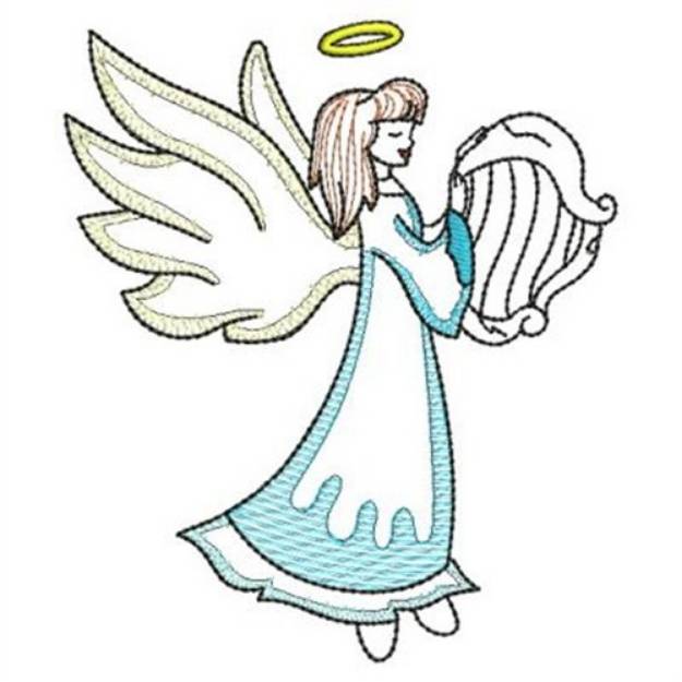 Realistic Angels Machine Embroidery Design | Embroidery Library at ...