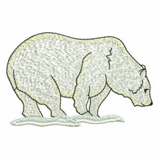 Picture of Polar Bear Machine Embroidery Design