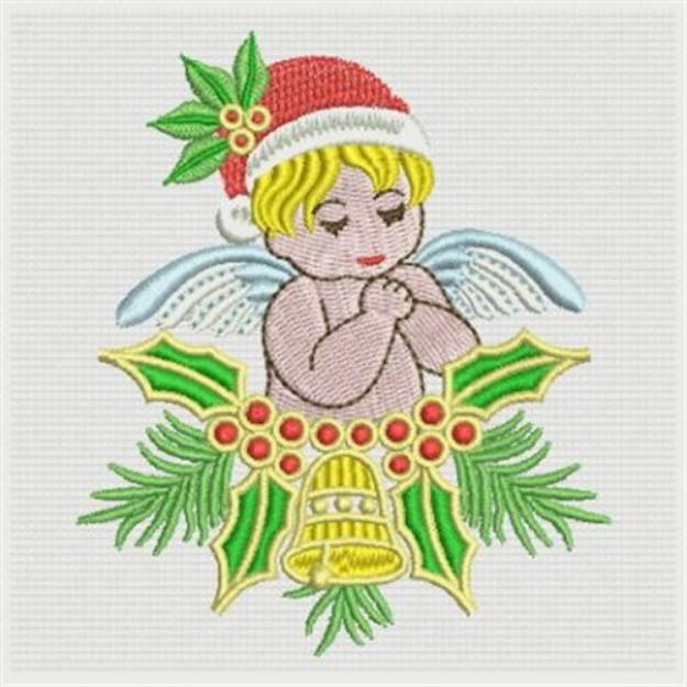 Picture of Praying Christmas Angel Machine Embroidery Design