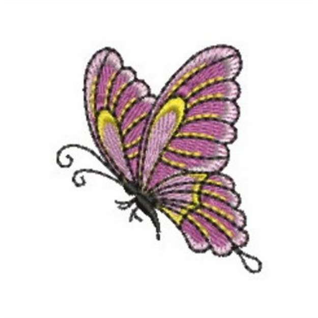 Picture of Fancy Butterfly Machine Embroidery Design