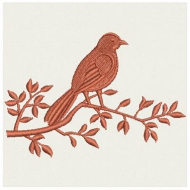 Picture of Bird Silhouette Machine Embroidery Design