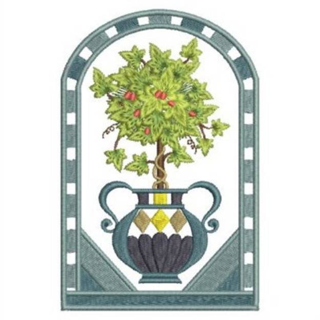 Picture of Ivy Topiary Machine Embroidery Design