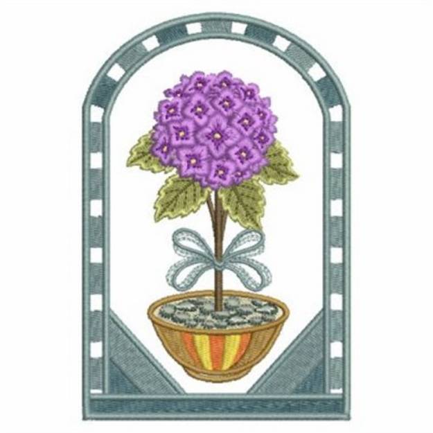 Picture of Potted Topiary Machine Embroidery Design