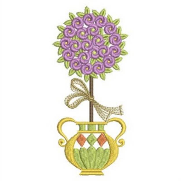 Picture of Topiary Plant Machine Embroidery Design