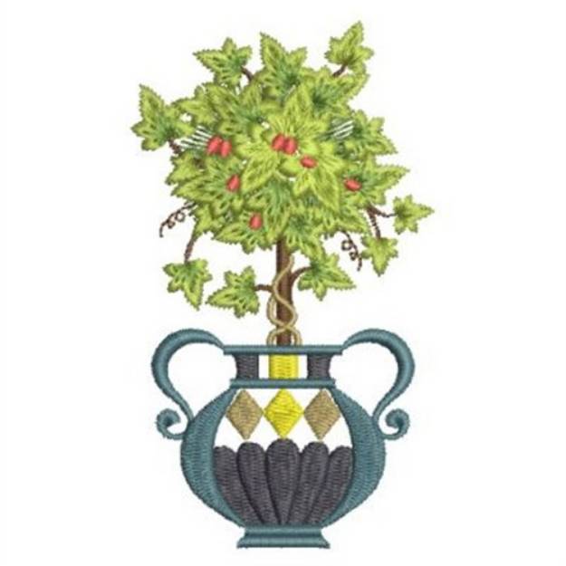 Picture of Topiary Basin Machine Embroidery Design