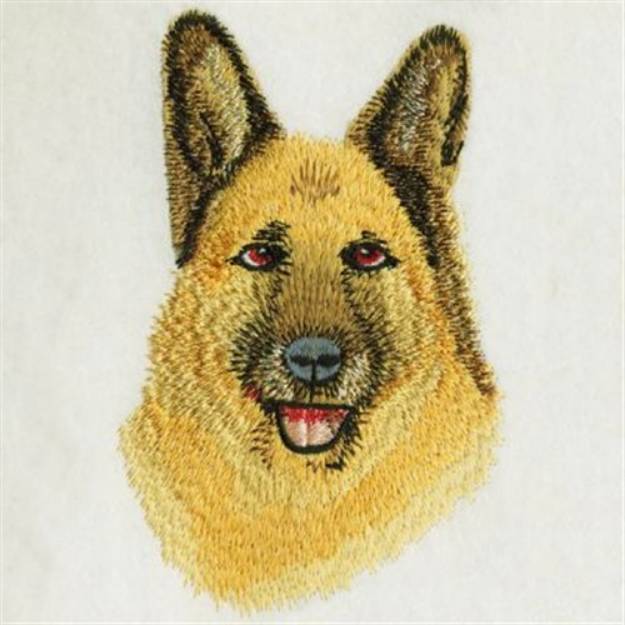 German Shepherd Machine Embroidery Design | Embroidery Library at ...