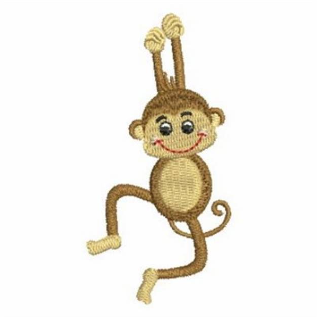 Hanging Monkey Machine Embroidery Design | Embroidery Library at ...