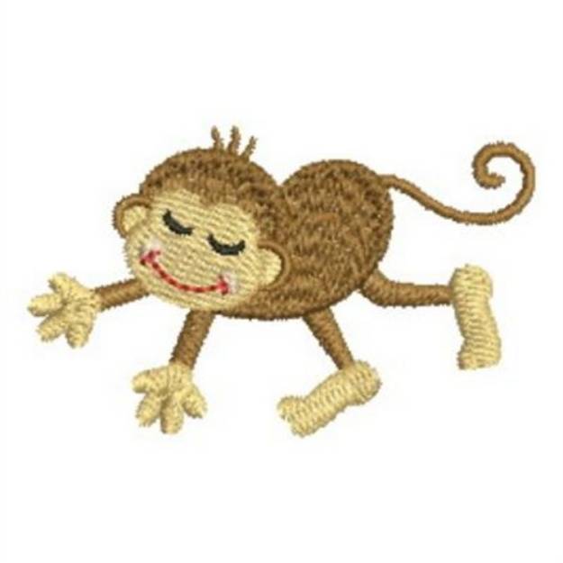 Picture of Monkey Playtime Machine Embroidery Design