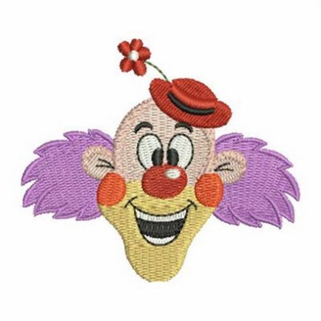 Picture of Goofy Clown Face Machine Embroidery Design