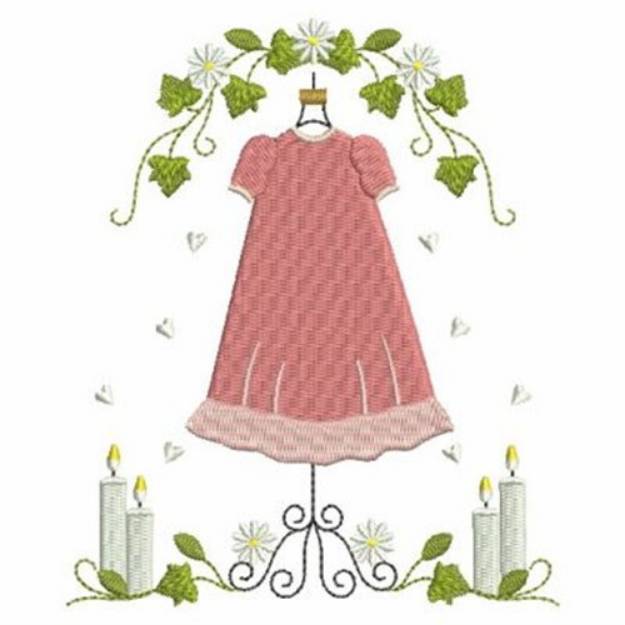 Picture of Christening Gown Machine Embroidery Design