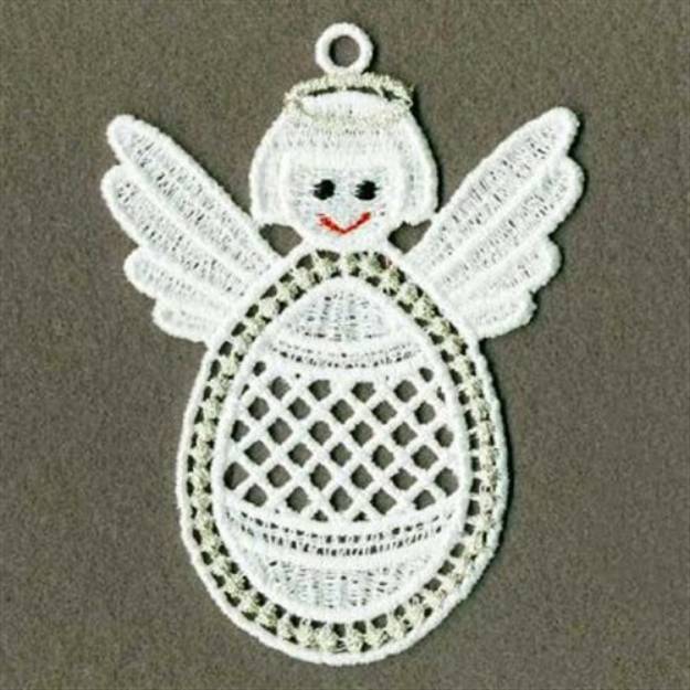 Picture of FSL Egg Angel Machine Embroidery Design