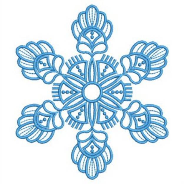 Picture of Snowflake Quilt Machine Embroidery Design