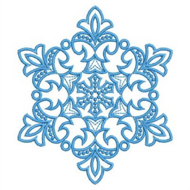 Picture of Snowflake Quilt Machine Embroidery Design