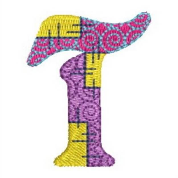 Patchwork Alphabet T Machine Embroidery Design | Embroidery Library at ...