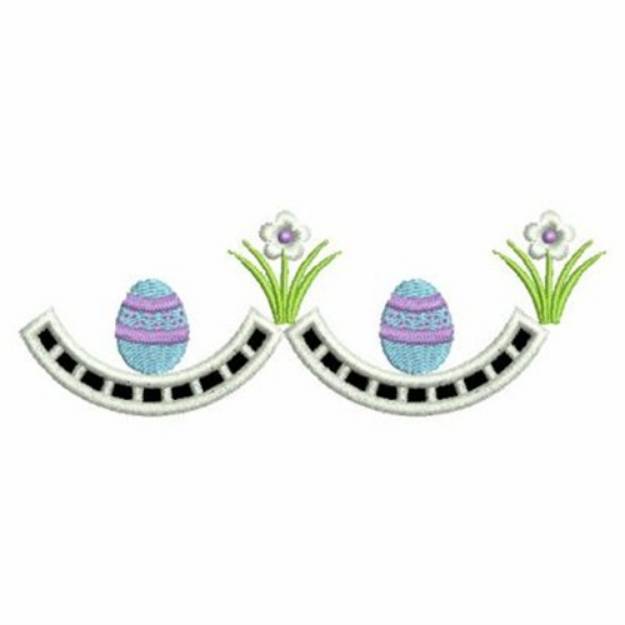 Picture of Easter Border Machine Embroidery Design