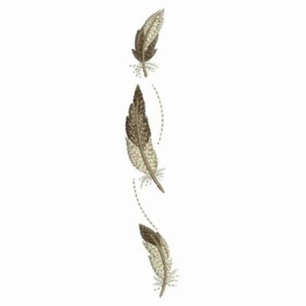 Picture of Feather Border Machine Embroidery Design