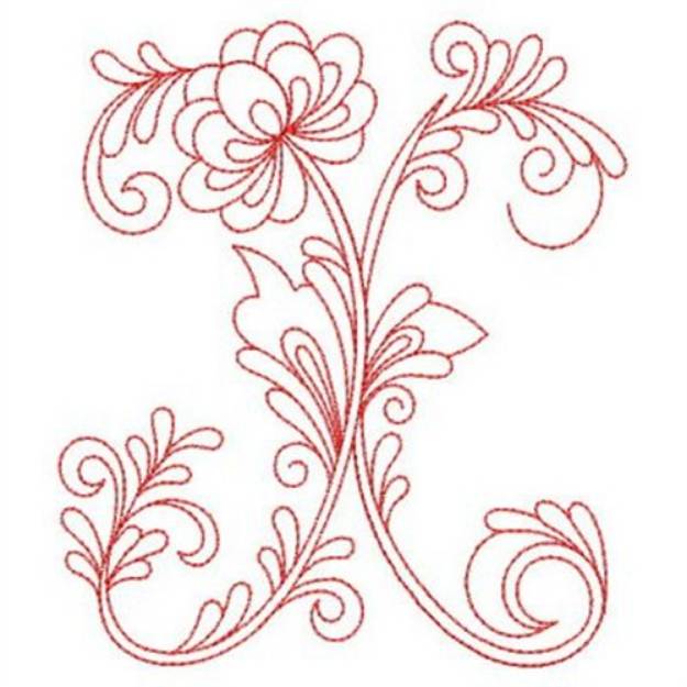 Redwork X Machine Embroidery Design | Embroidery Library at ...