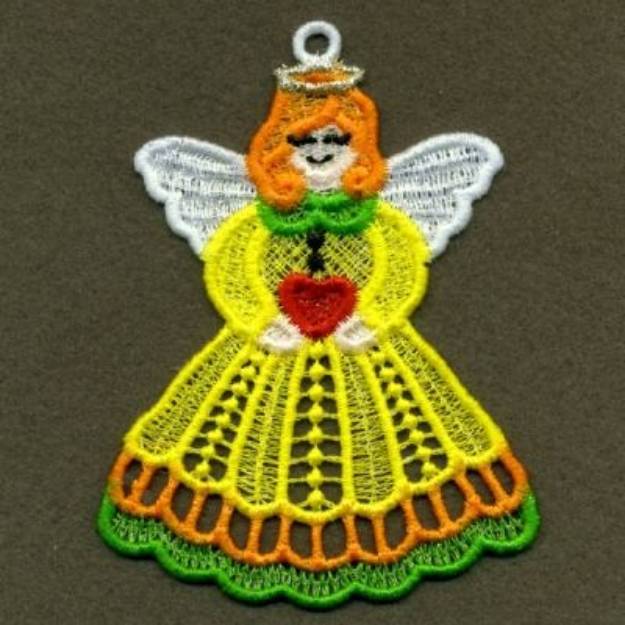 Picture of FSL Cute Angel Machine Embroidery Design