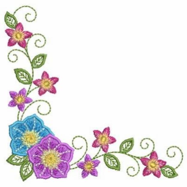 Flower Glory Machine Embroidery Design | Embroidery Library at ...