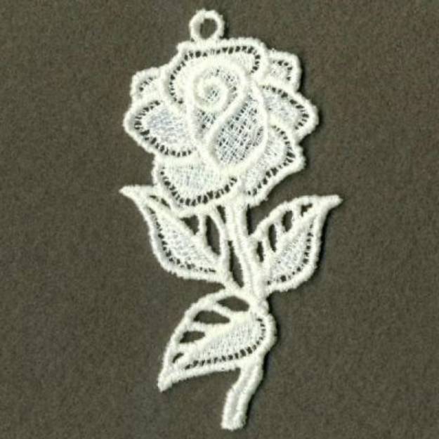 FSL White Roses Machine Embroidery Design Embroidery Library at